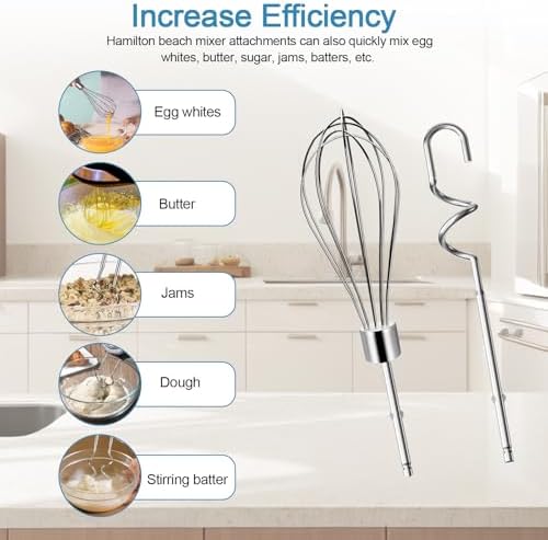 Hamilton Beach Hand Mixer Replacement Beaters 4Pack