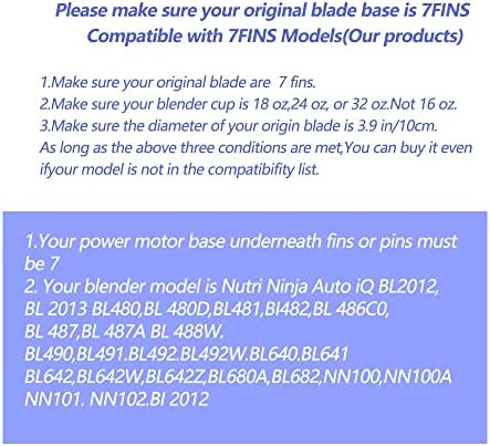 Ninja Blender 7 Fins Replacement Blade 2
