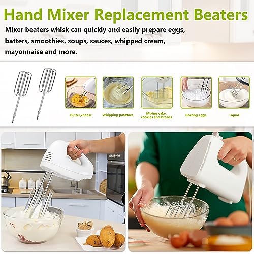 Alocs Hand Mixer Beaters 2 Pack Replacement
