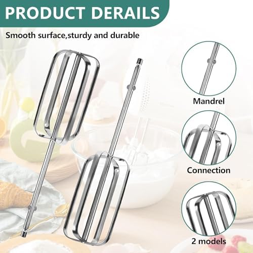 Hand Mixer Beaters Replacement 2 Pack