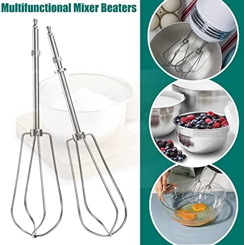 Stainless Steel Hand Mixer Beaters Set of 2