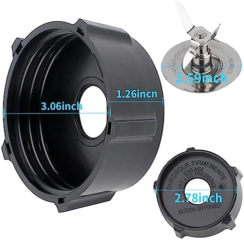 Replacement Parts 5-Cups Glass Jar With Blade