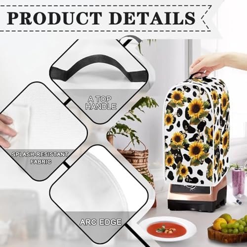 Blender Dust Cover with Cow Print