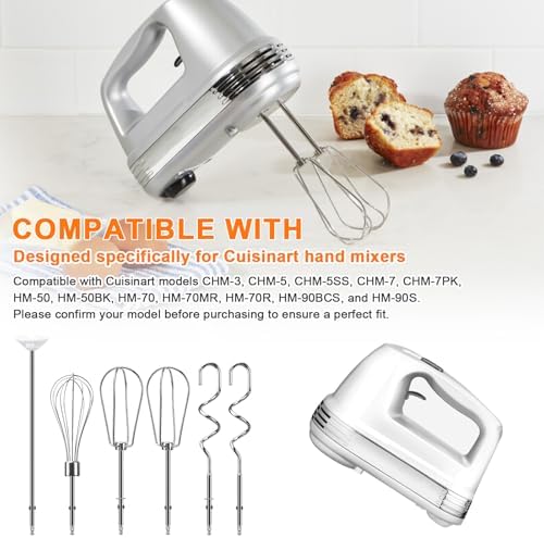 LEWEREST Hand Mixer Beaters Replacement 6 PCS