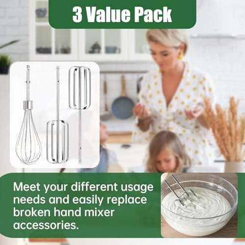 Hand Mixer Beaters with Whisk Attachment