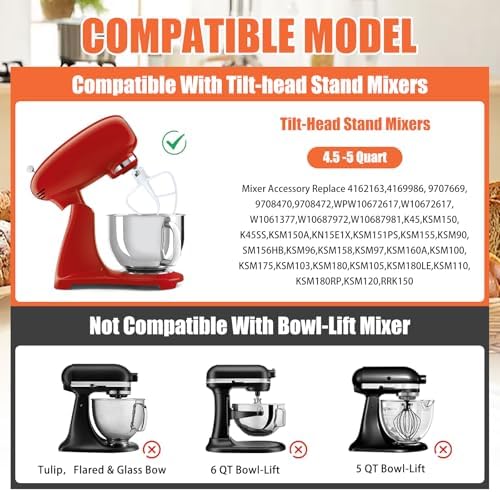Sefream K45B Coated Flat Mixer Paddle Attachments