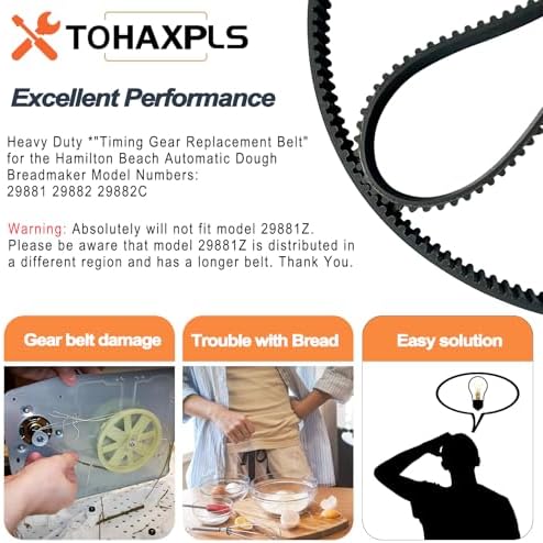 Bread Machine Replacement Drive Belt