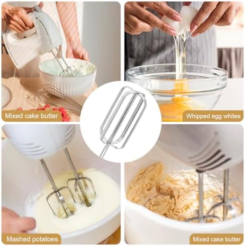 2pcs Stainless Steel Hand Mixer Beaters