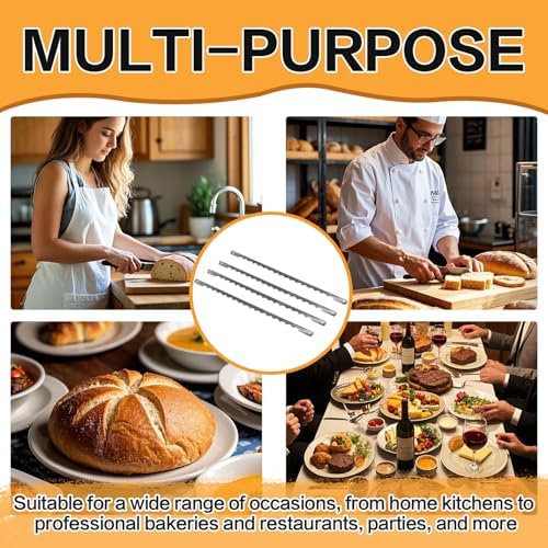 Bread Bow Knife Replacement Blades 8 Pcs