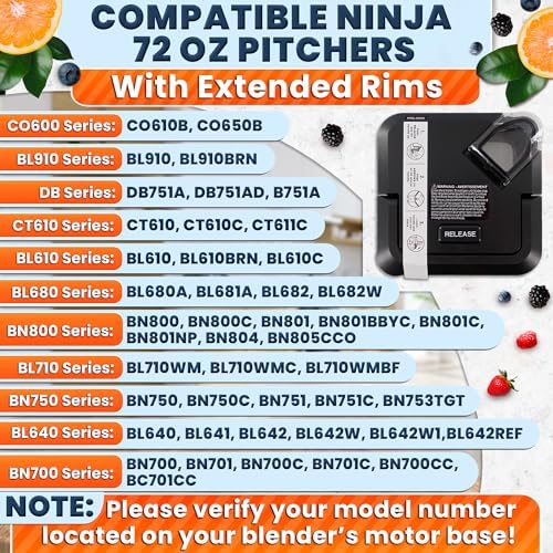 Ninja Blender Replacement Lid 72 Oz