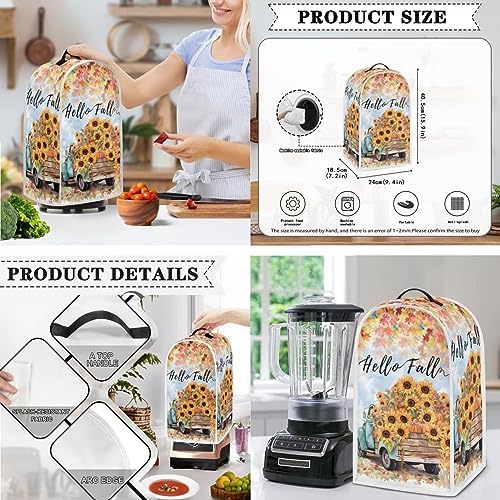 FUIBENG Fall Kitchen Appliance Dust Cover