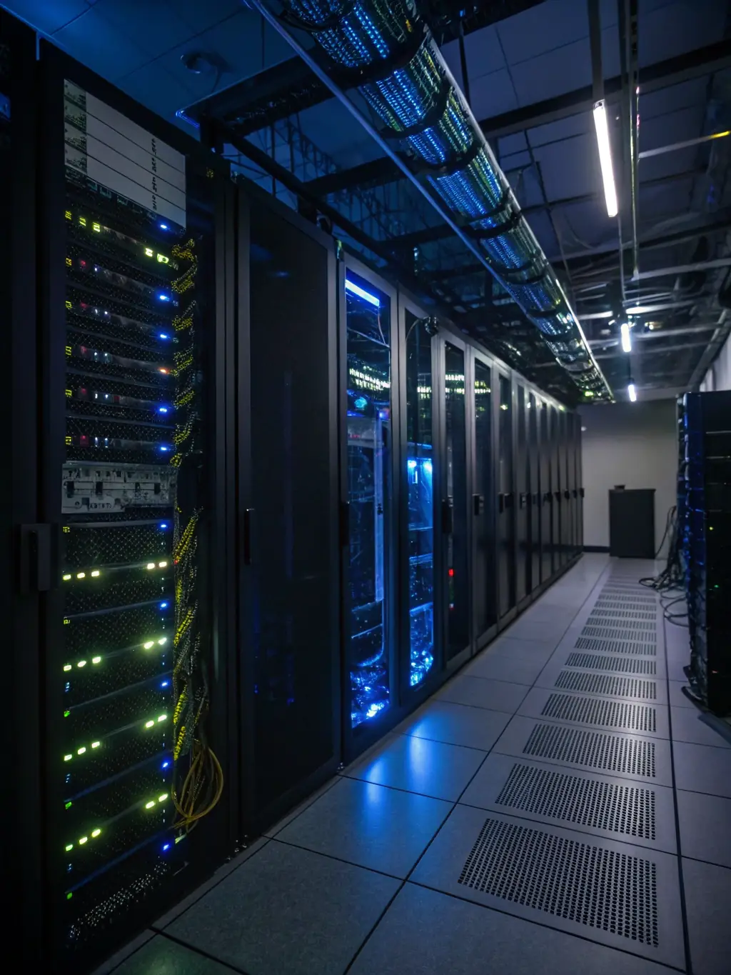 An image depicting a secure network infrastructure, highlighting VEYTHRON LTD's expertise in cybersecurity and data protection. The image should convey security, reliability, and trust.